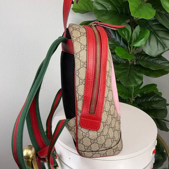 A8?✨Authentic GUCCI Bosco GG Supreme Embroidered Backpack Daypack Canvas main image 6